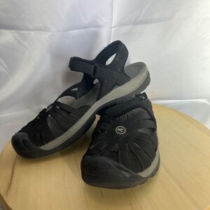 Keen Sandals Women's Size 10 Black Rose Slingback Shoes Outdoor